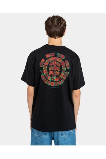 Element Hirotton Botanical Short Sleeve T-Shirt Flint Black