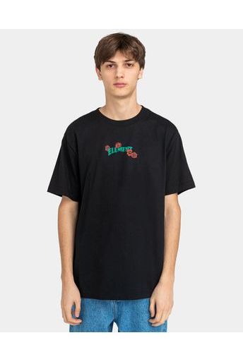 Element Hirotton Botanical Short Sleeve T-Shirt Flint Black