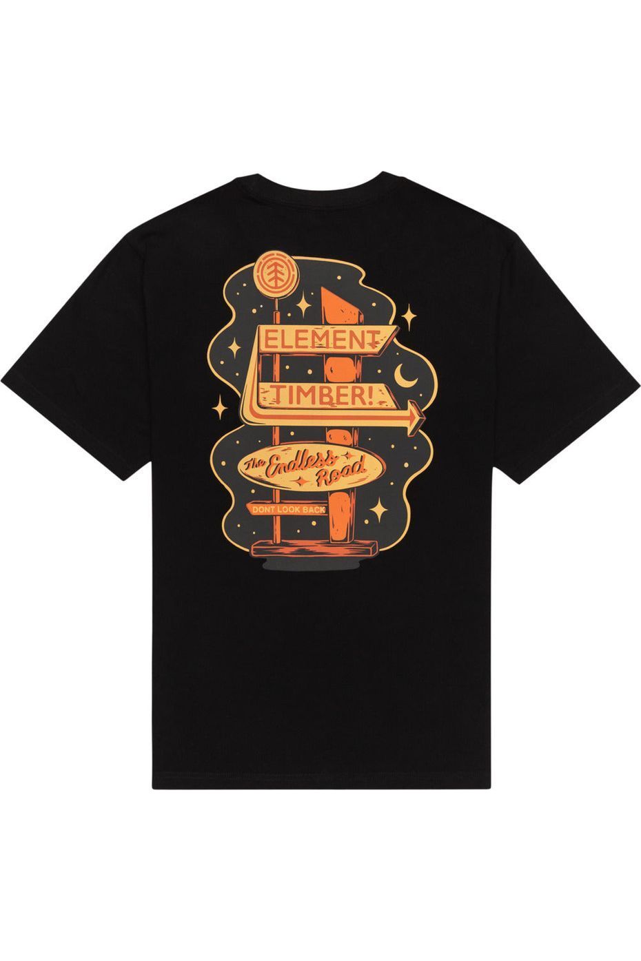 Element Timber Motel Short Sleeve T-Shirt Flint Black