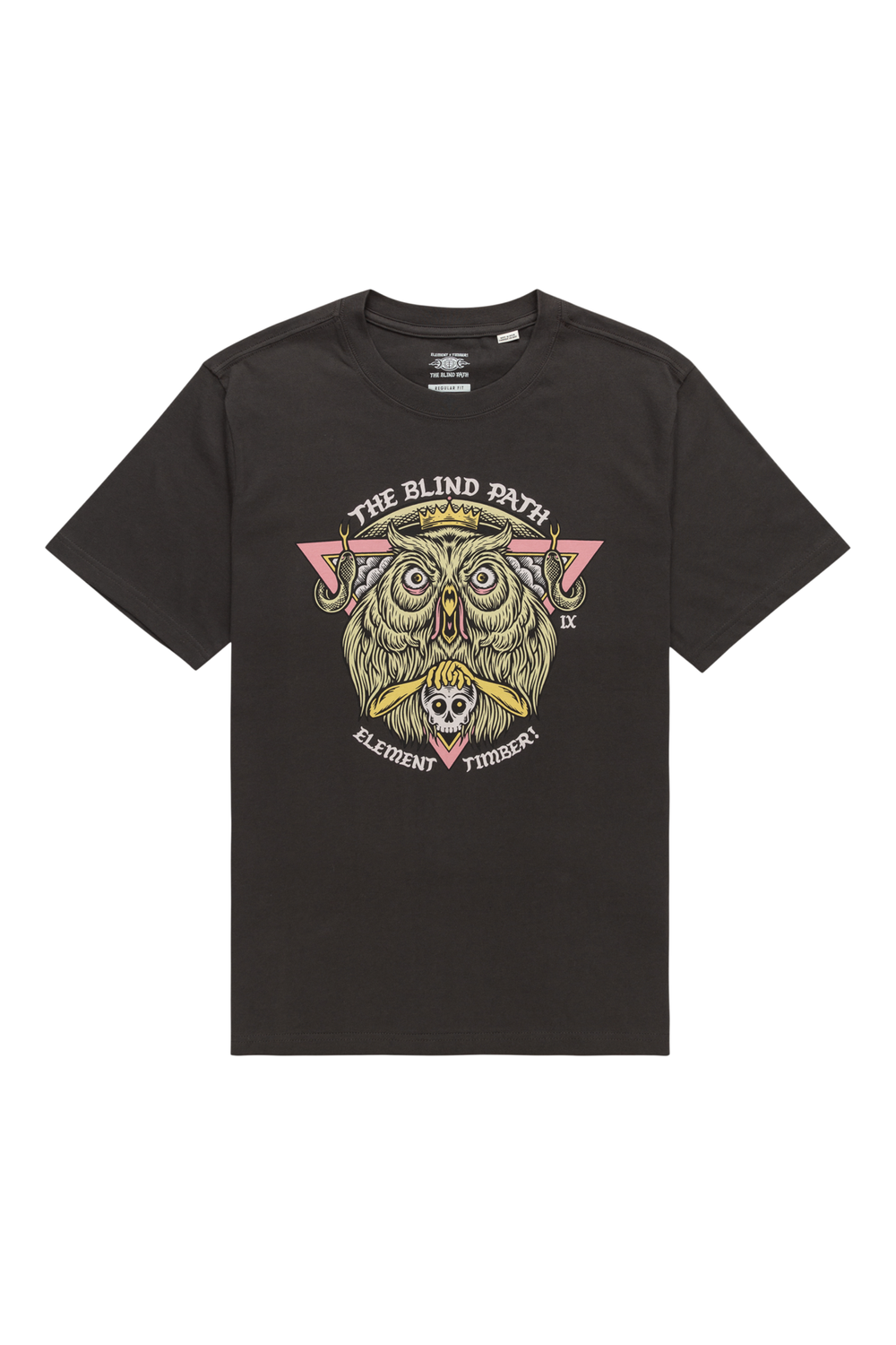 Element Timber The King Short Sleeve T-Shirt Off Black