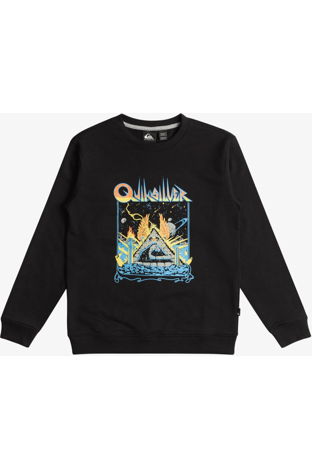 Quiksilver Graphic Crew Youth Sweat Black