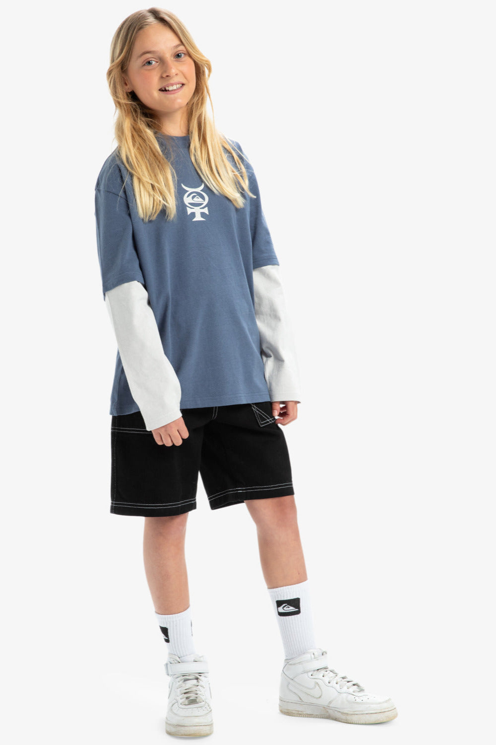 Quiksilver Mercury Kids Long Sleeve Vintage Indigo