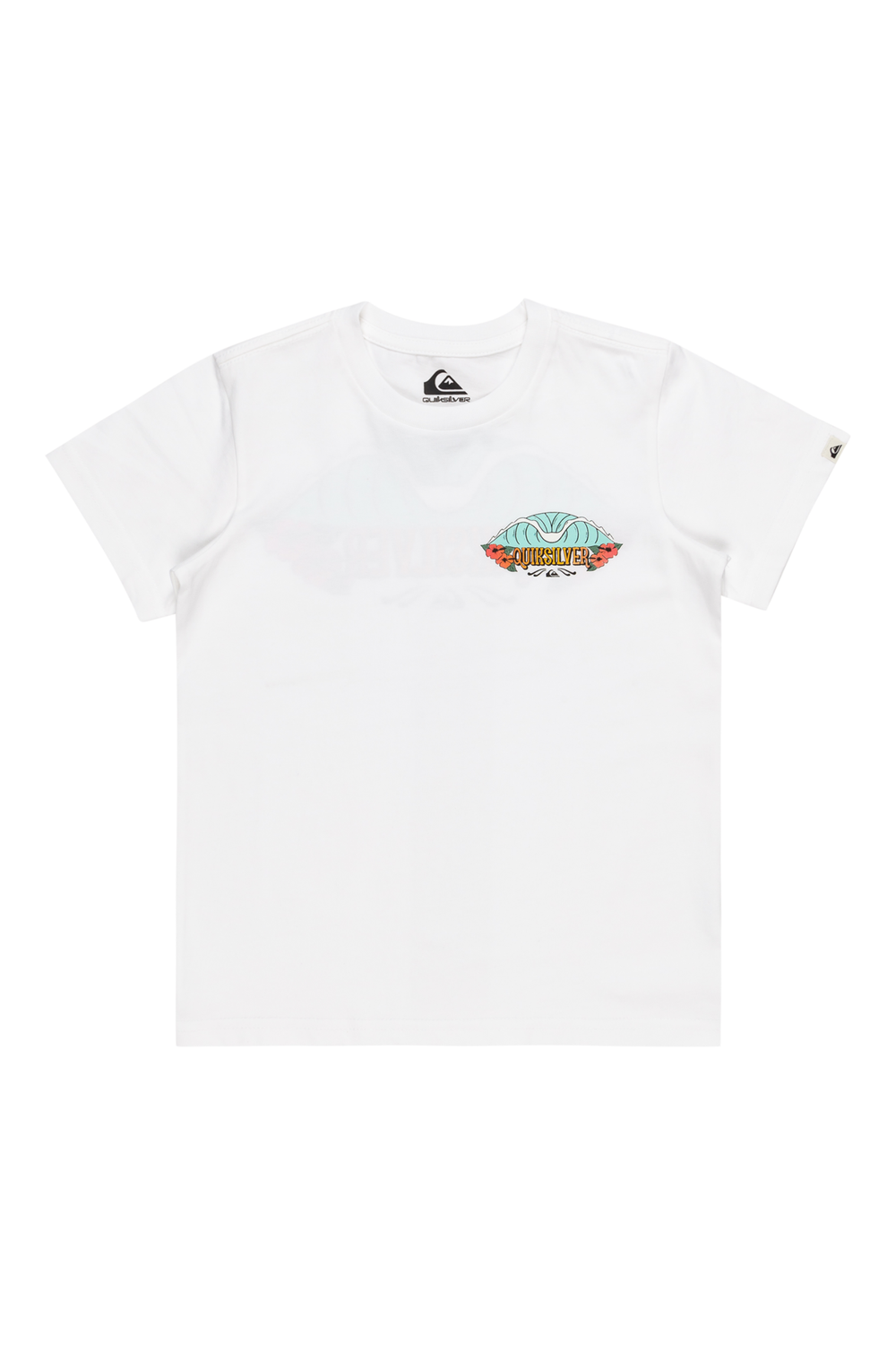 Quiksilver Tropical Fade Short Sleeve T-Shirt Boys White
