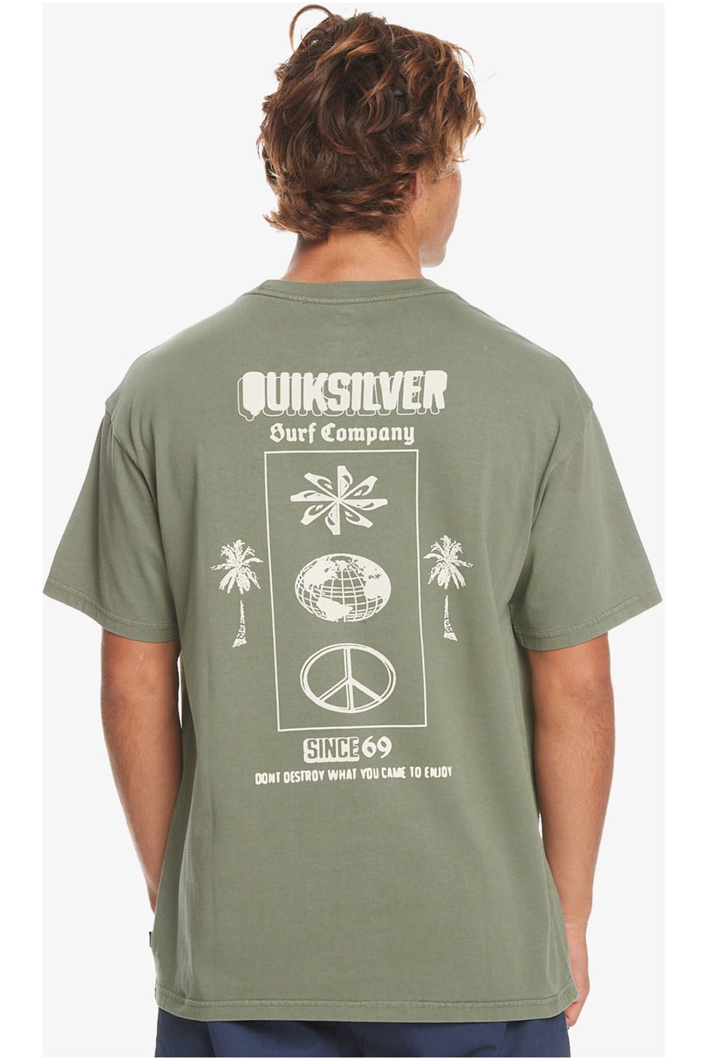 Quiksilver Quik Wave Short Sleeve T-Shirt Laurel Wreath