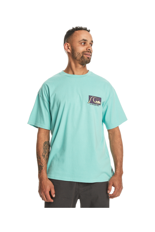 Quiksilver Take Us Back Bubble Short Sleeve T-Shirt Marine Blue