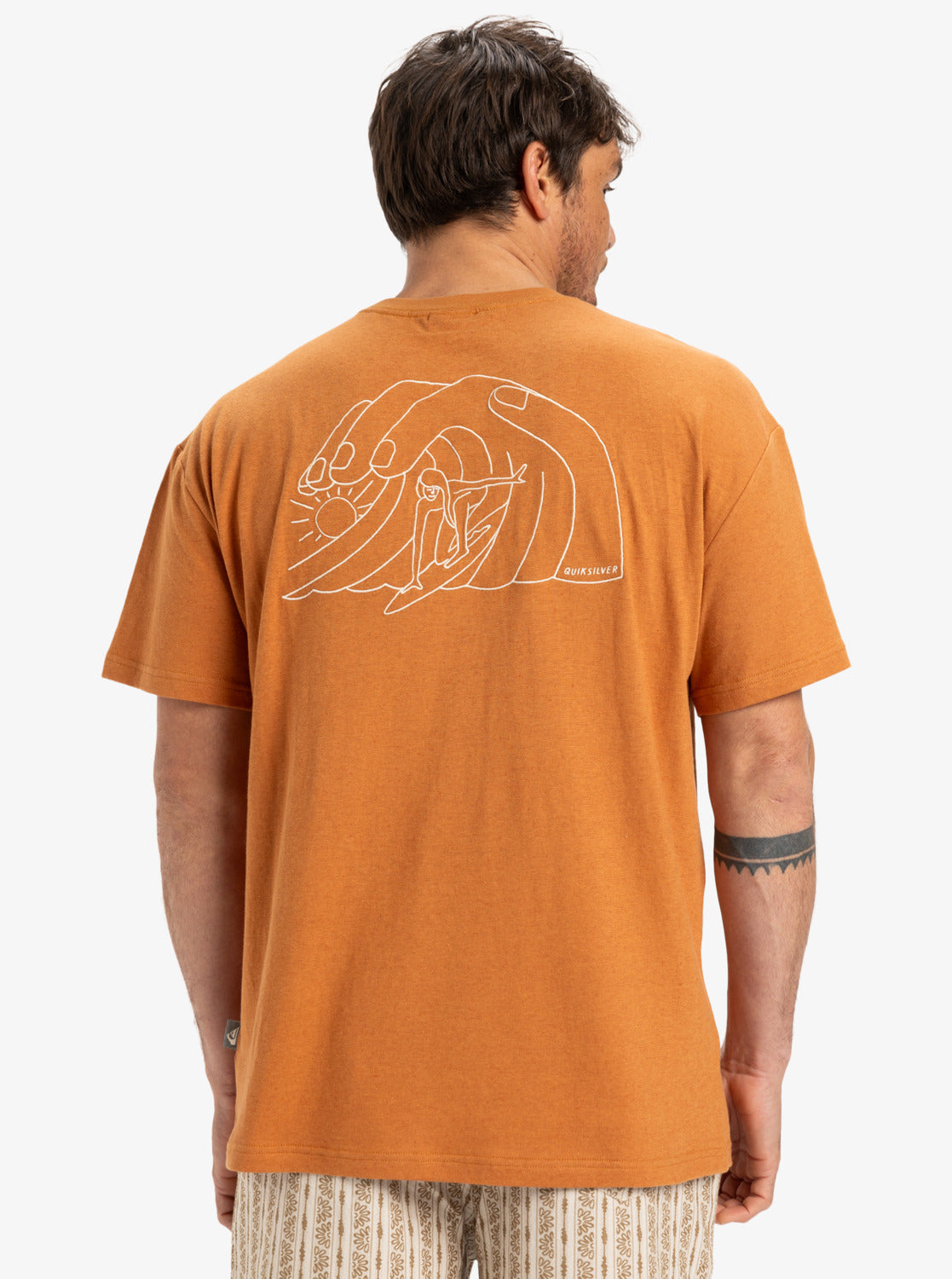 Quiksilver Cl Freedom Swell Short Sleeve Tee Bran