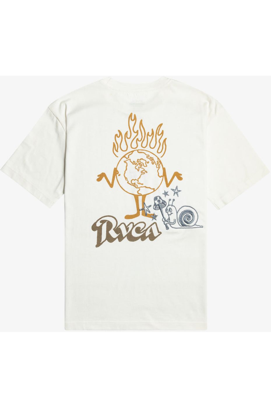 RVCA Scorched Short Sleeve T-Shirt Salt