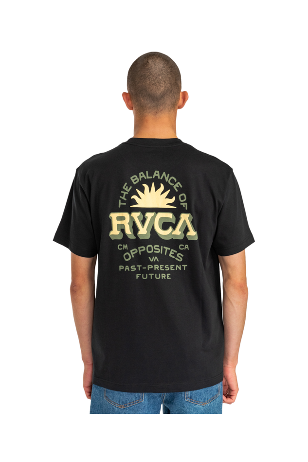 RVCA Type Set Short Sleeve Tee Black