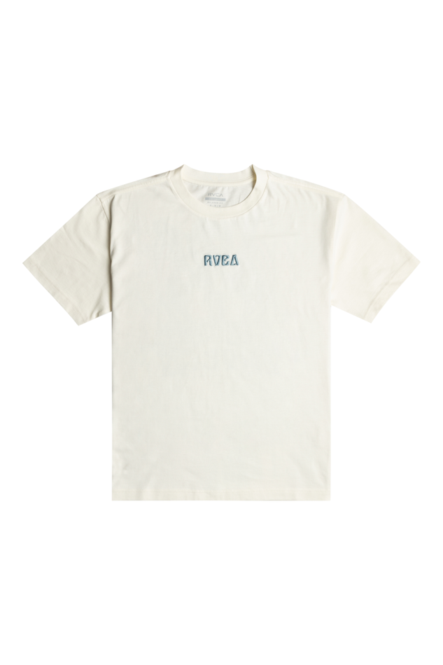 RVCA Fly High Short Sleeve Tee Antique White