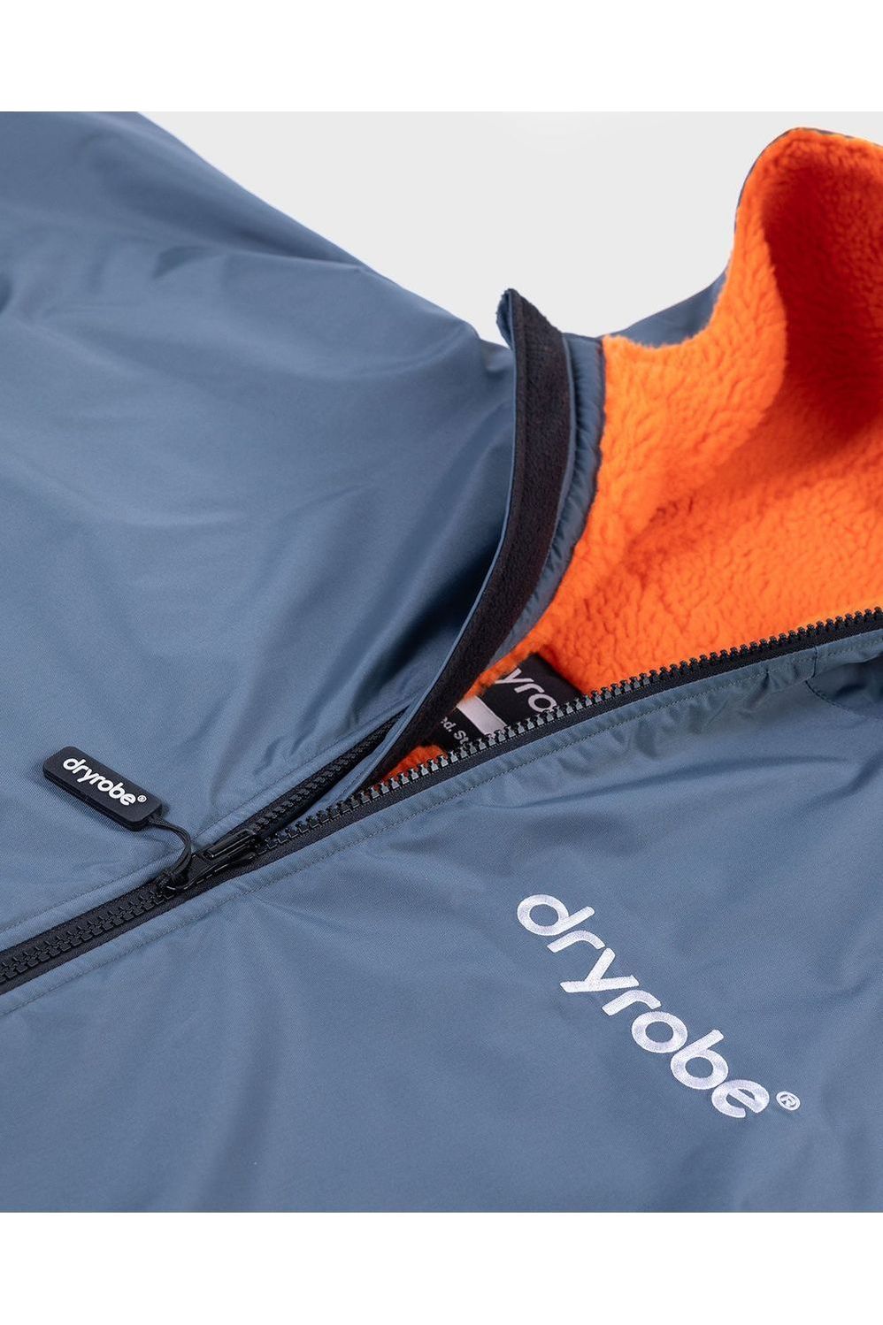 Dryrobe Advance Adult Long Sleeve Dark Grey Orange