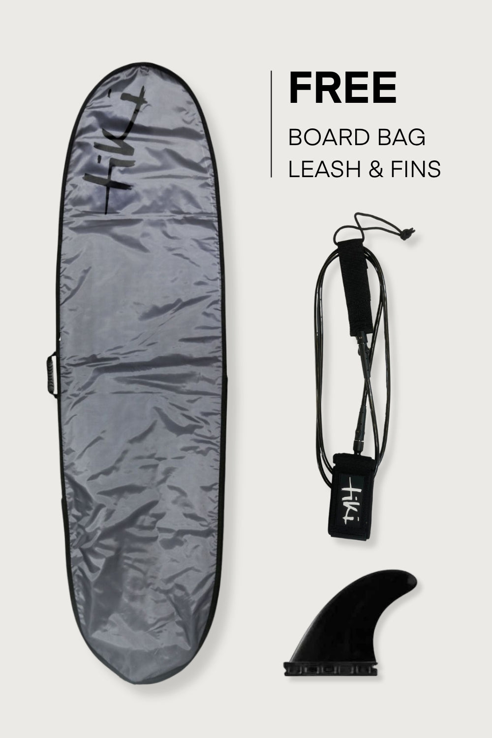 Tiki Evolution Fish Surfboard Sage Green Rail
