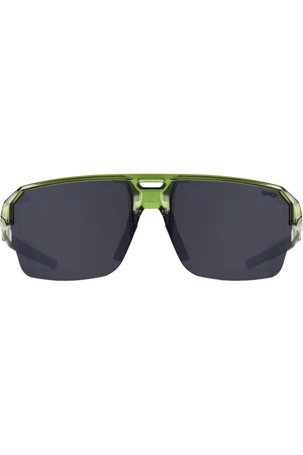 Sinner Bolt Sunglasses Matte Green Black-Green Flash Mirror