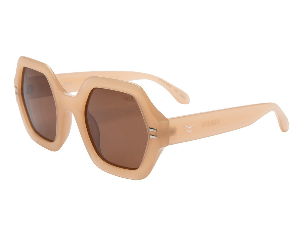 I-Sea Soni Sunglasses Vanilla Brown Polarized Lens