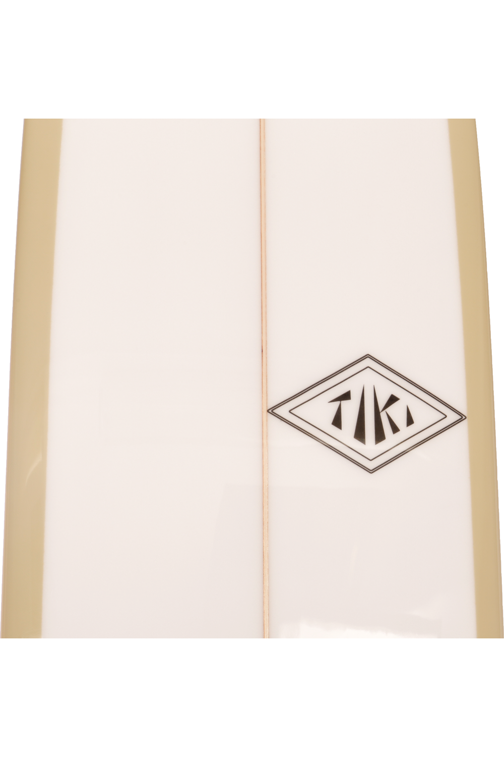 Tiki Custom Surfboard - 9'6 Totem Mal - Marshmallow & White