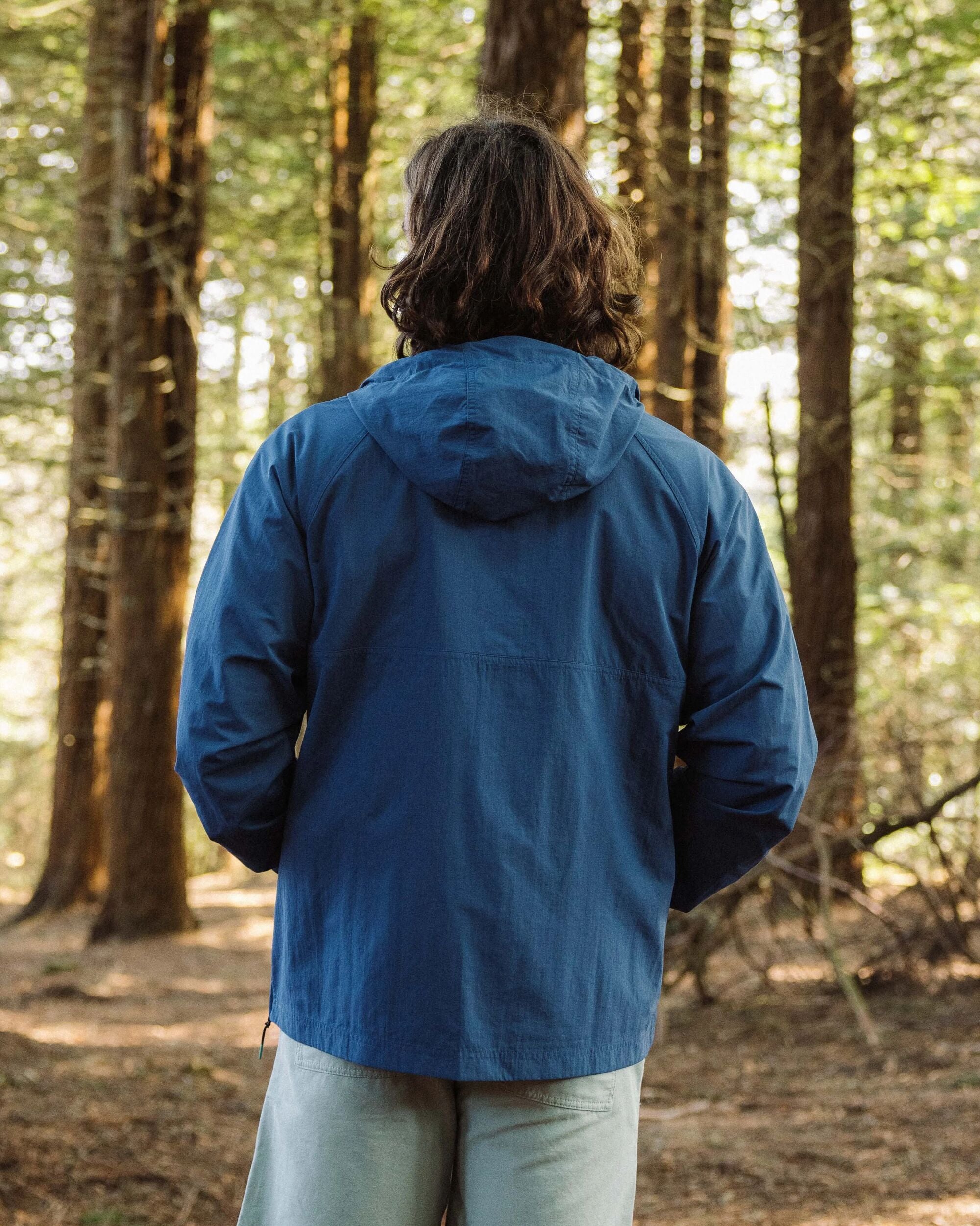 Passenger Seek Out Water Resistant Jacket Dark Denim Blue