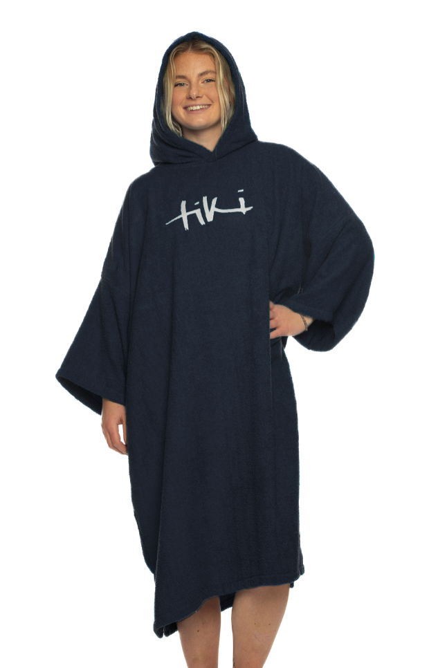 Tiki Adults Hooded Change Robe Midnight