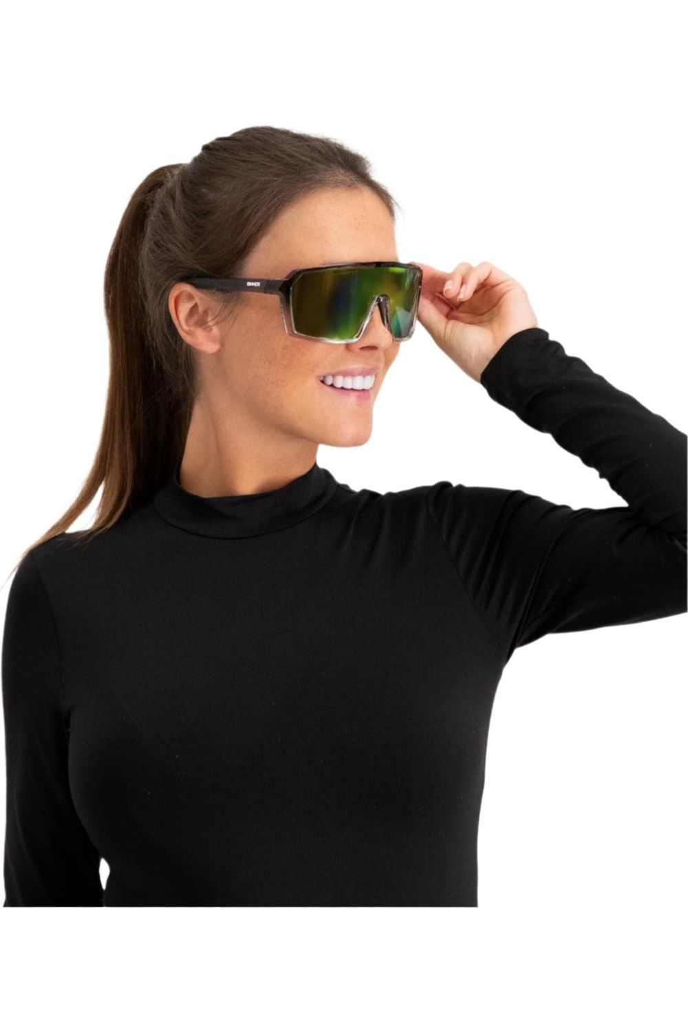 Sinner Oasis Sunglasses Matt Black-Pink Oil