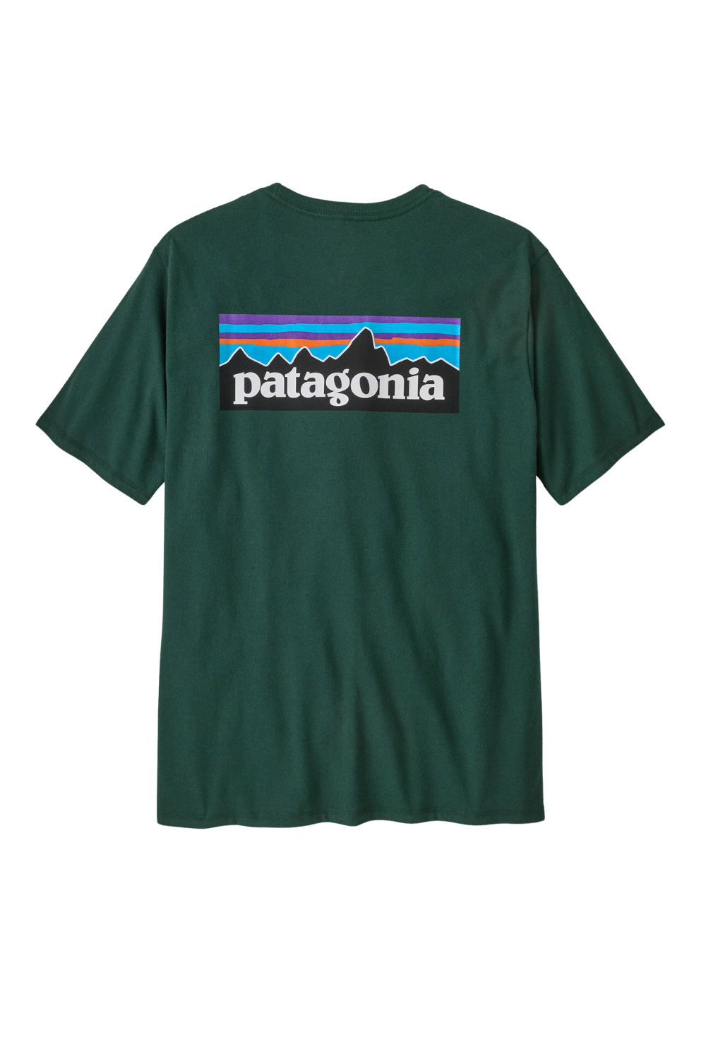 Patagonia Mens P-6 Logo Responsibili T-Shirt Cascade Green