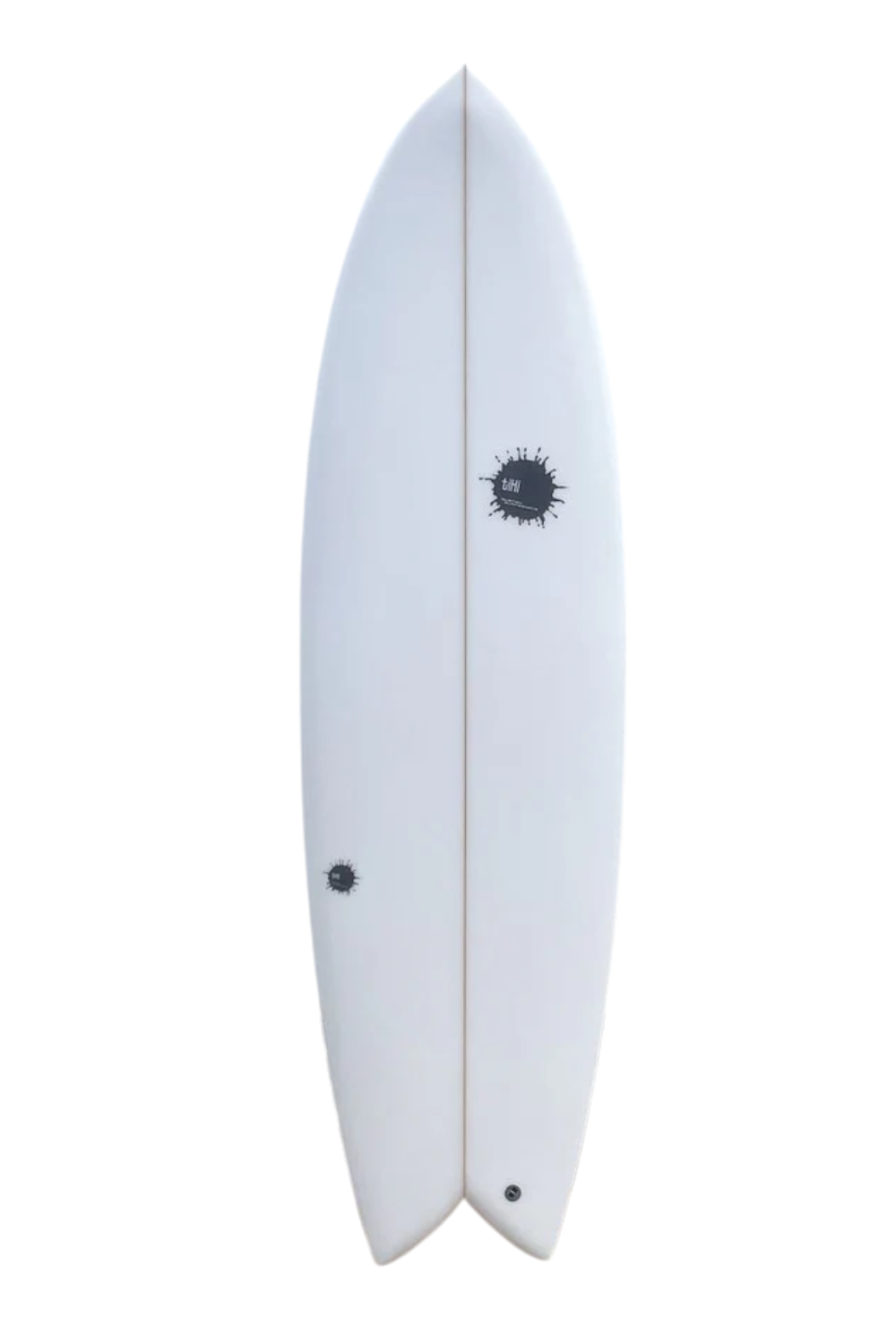 Tiki Custom Surfboard - 6'2 Parrot Twin - Clear