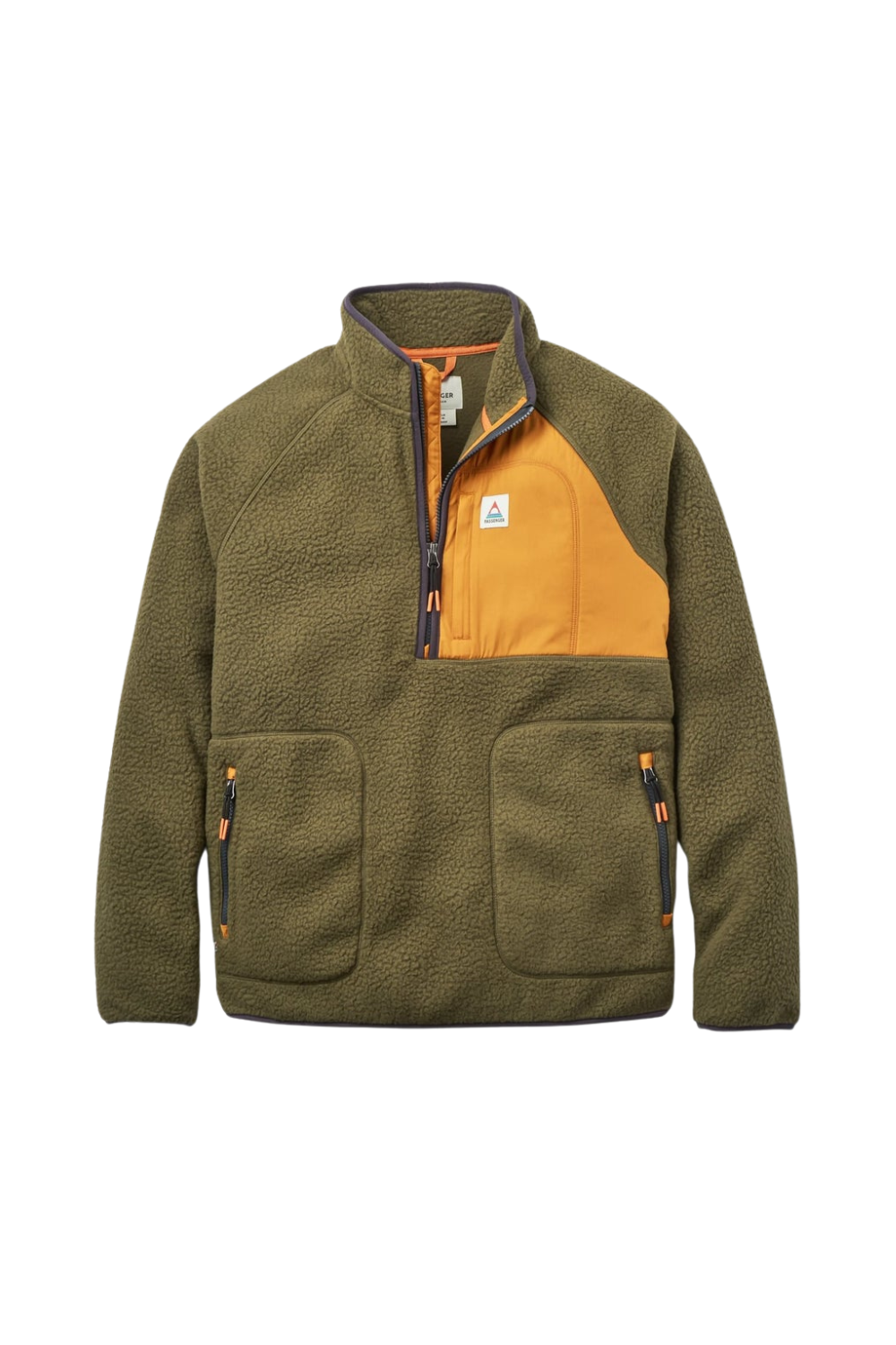 Passenger Offgrid 2.0 1/2 Zip Recycled Sherpa Fleece Dark Olive