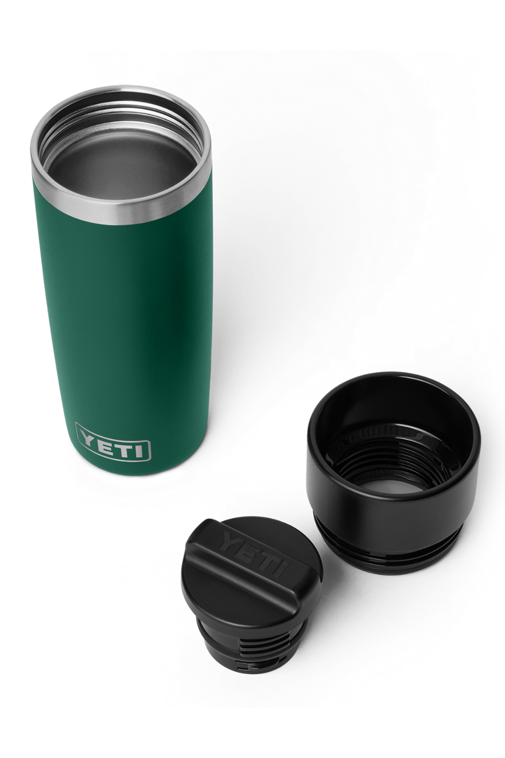 Yeti Rambler 16 Oz Travel Bottle Black Forest Green