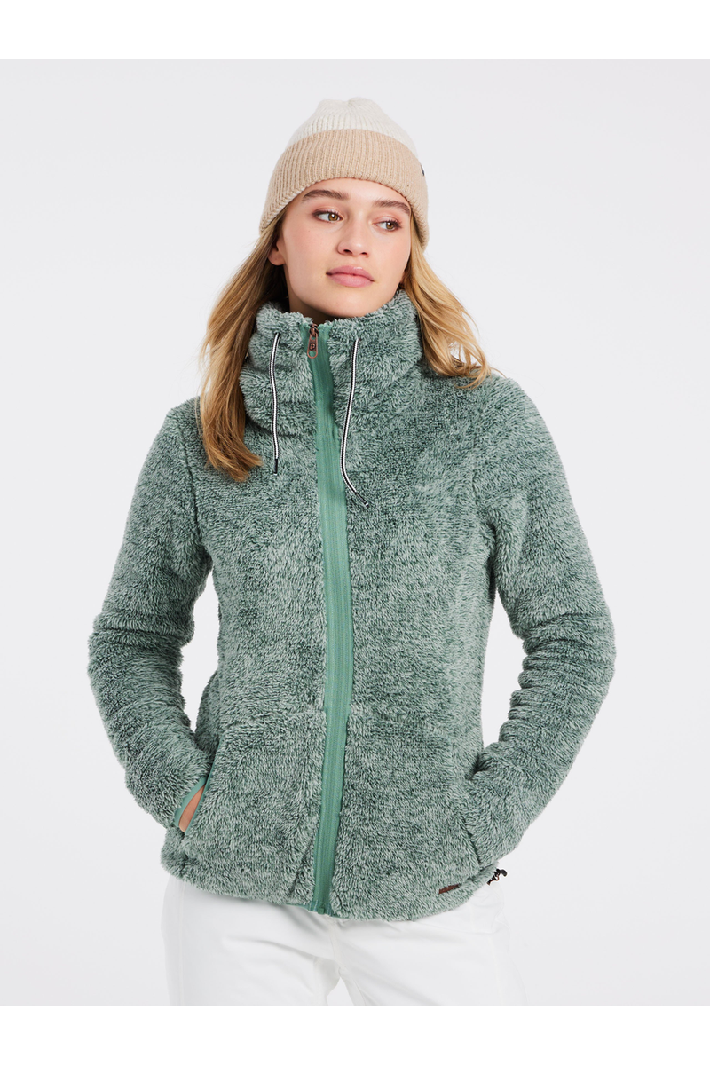 Protest Riri Full Zip Top Crocodile Green