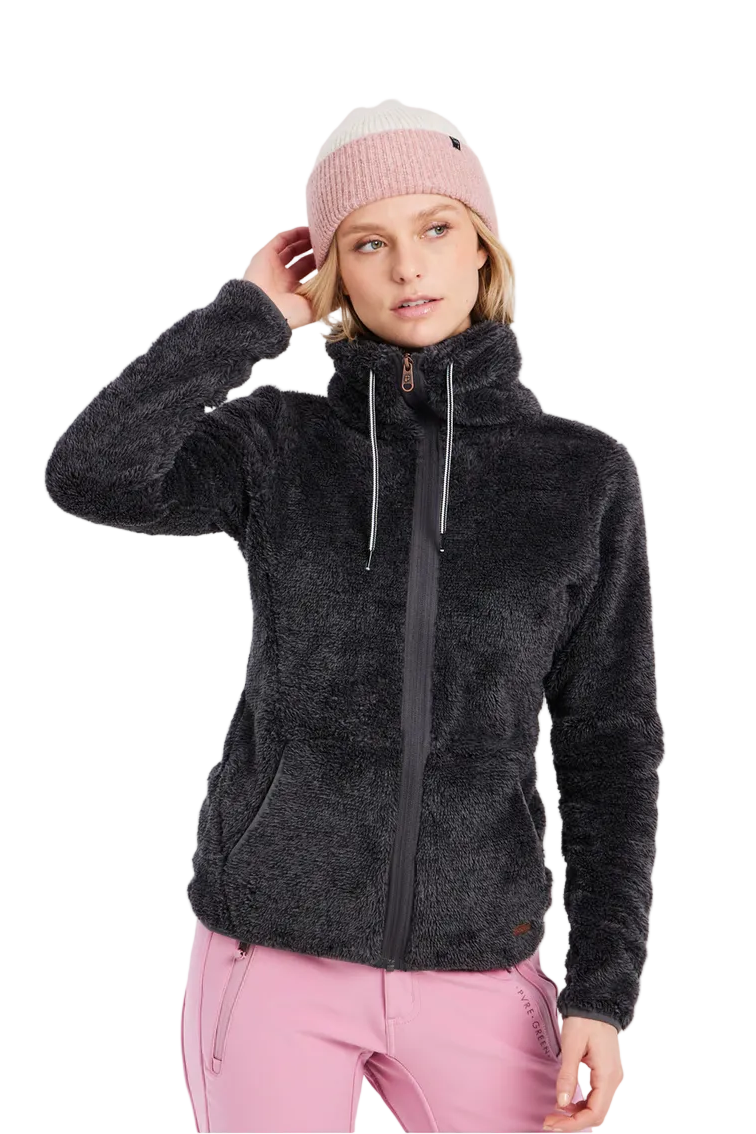 Protest Riri Womens Full Zip Fleece Shadow Grey