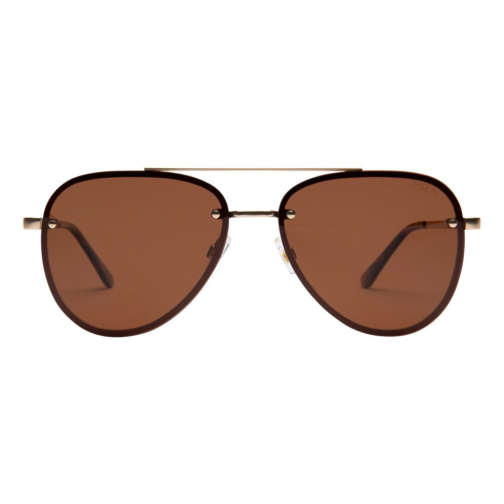 I-Sea River Sunglasses Gold/Brown Polarized