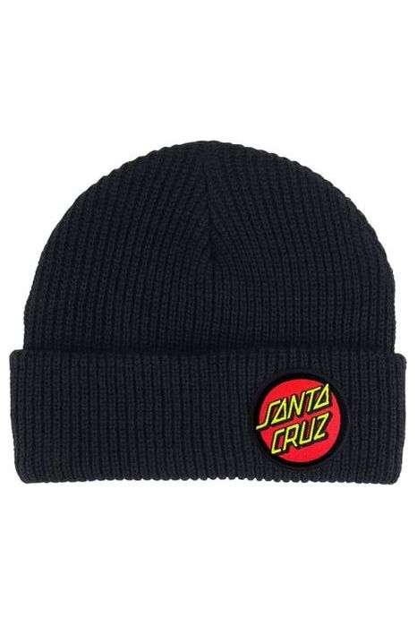 Santa Cruz Classic Dot Beanie Black