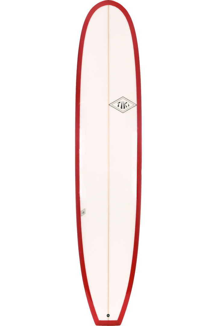 Tiki Custom Longboard Surfboard - 9'3 Totem Mal - Savvy Red