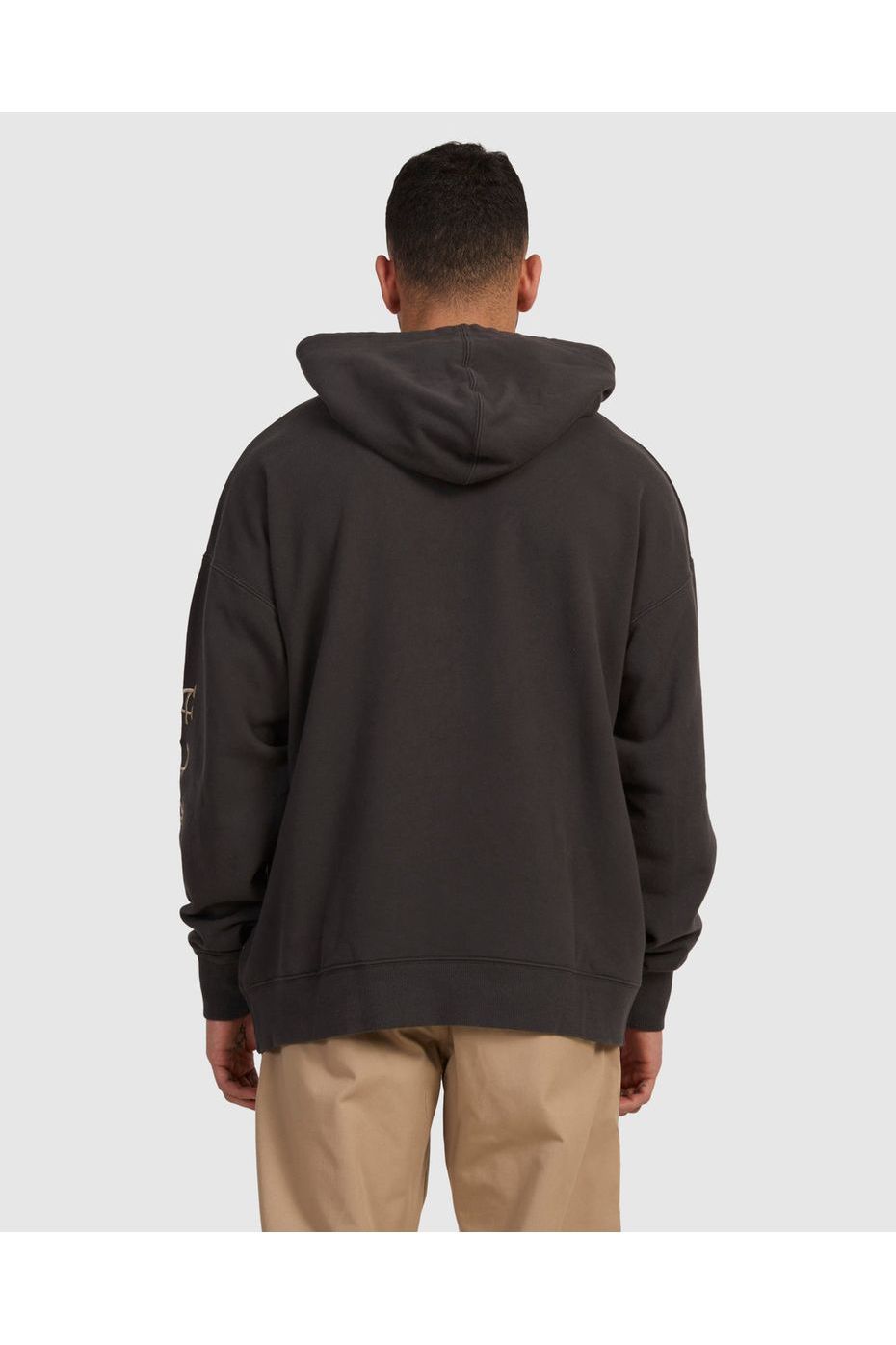 RVCA Krak Eagle Hoodie Washed Black