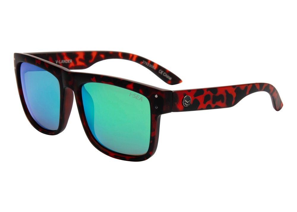 I-Sea V-Lander Sunglasses Tort Green  Polarized