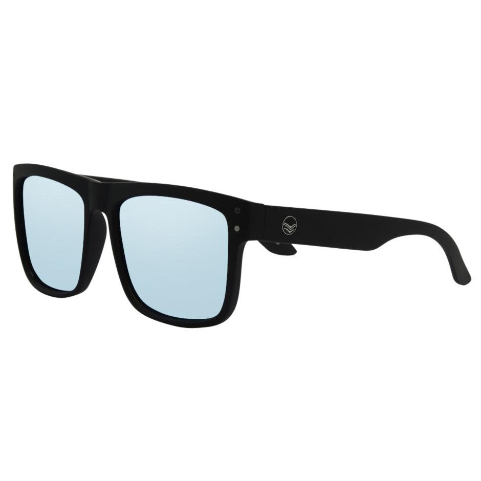 I-Sea V-Lander Sunglasses Black/Blue Mirror Polarized