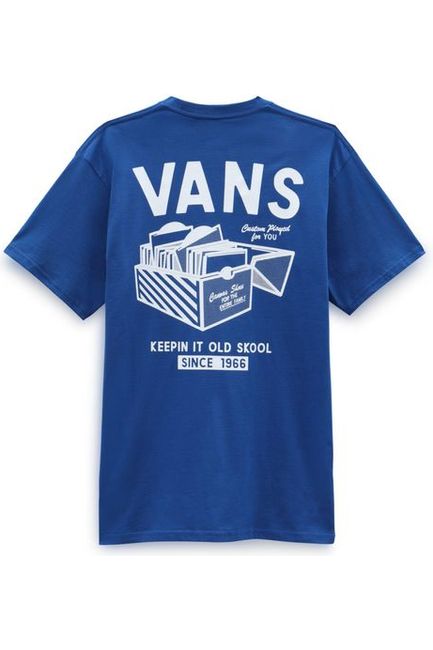 Vans Record Label Short Sleeve T-Shirt Ture Blue
