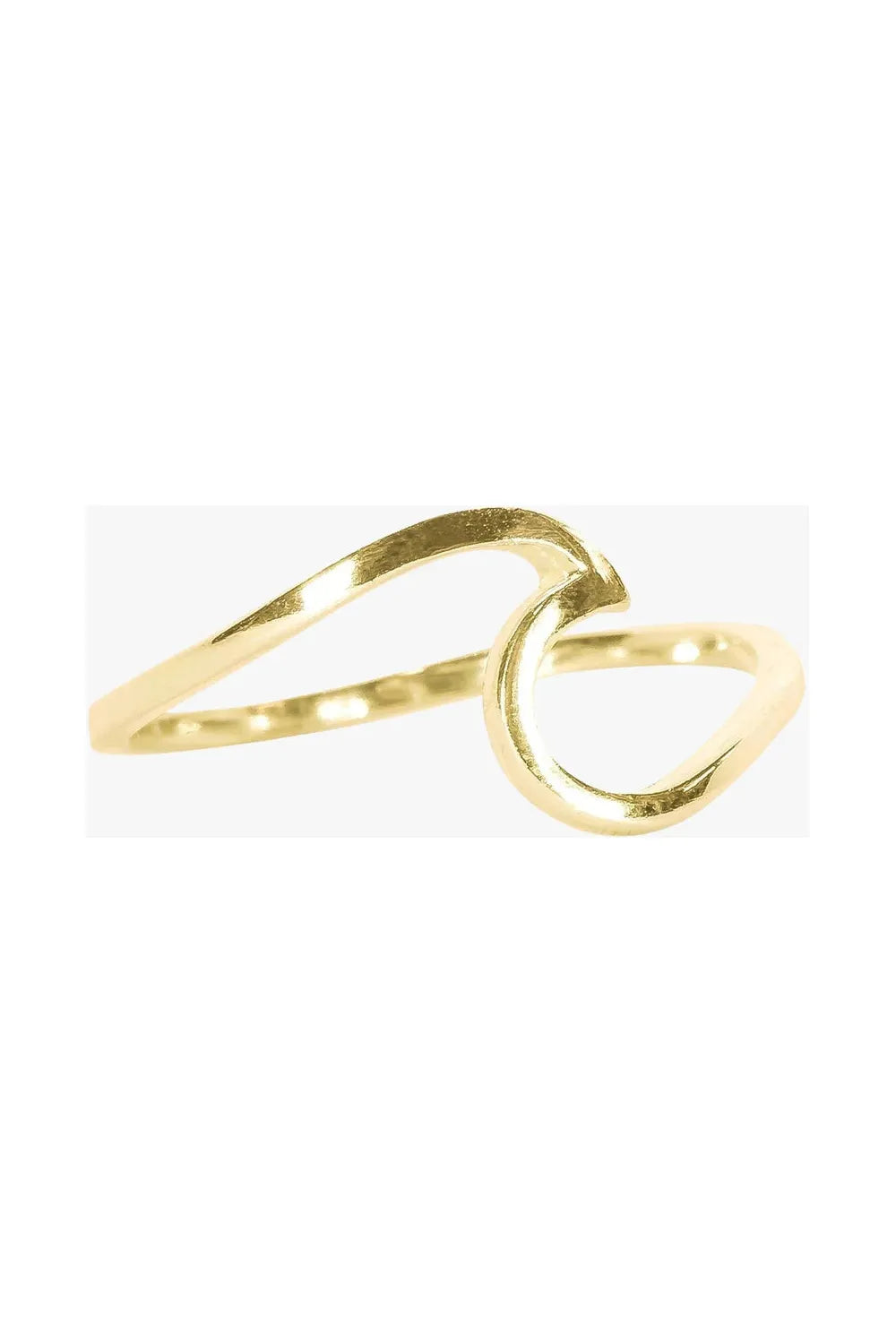 Pura Vida Wave Ring Gold