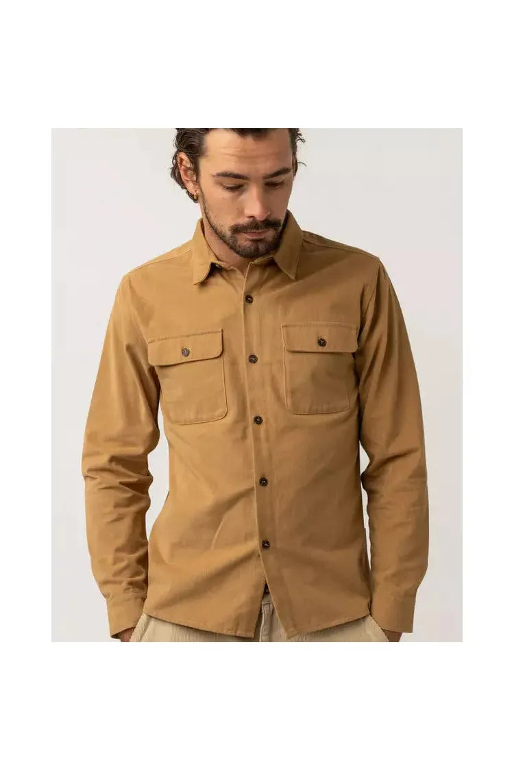 Rhythm Brushed Twill LS Shirt