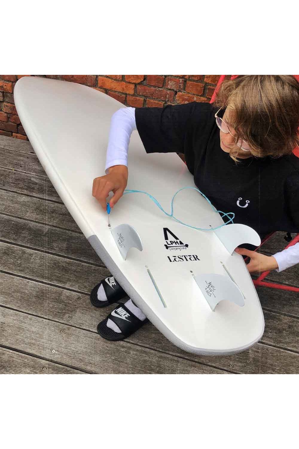 Soft Dog Alpha Dog 5'6" Surfboard With Futures 5 Fins