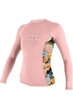 O'Neill Girls Premium Skins Ls Rash Guard Peony Demi Floral