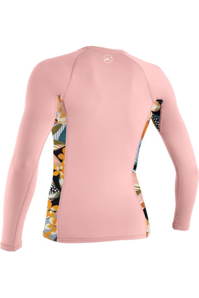 O'Neill Girls Premium Skins Ls Rash Guard Peony Demi Floral