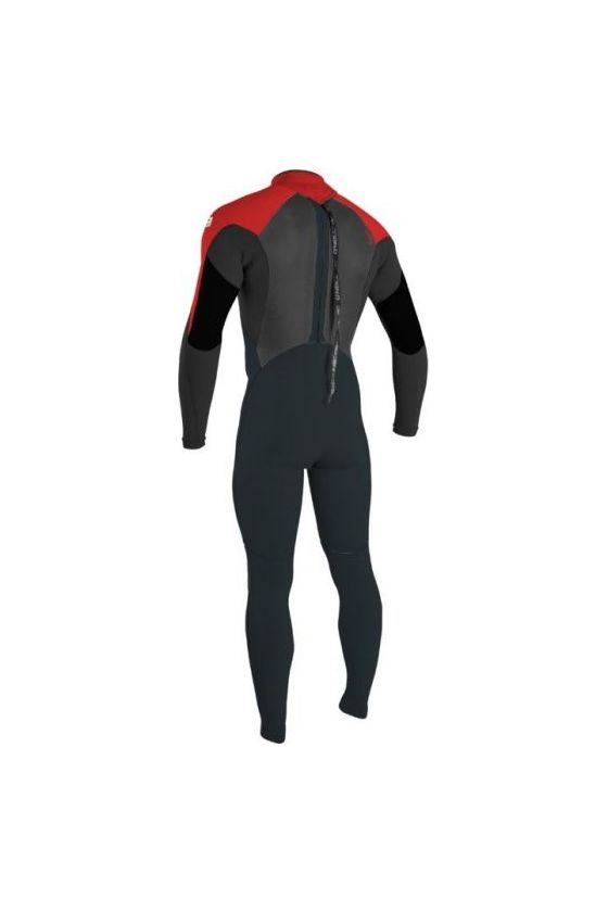 O'Neill Youth Epic 5/4 Back Zip Full Graphite Smoke Red