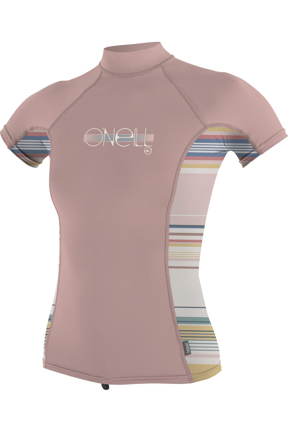 O'Neill Girls Premium Skins Short Sleeve Turtleneck Rash Guard