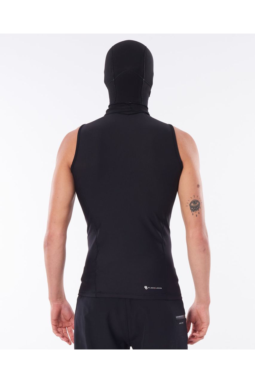 Rip Curl FlashBomb 0.5mm Hood Vest Black