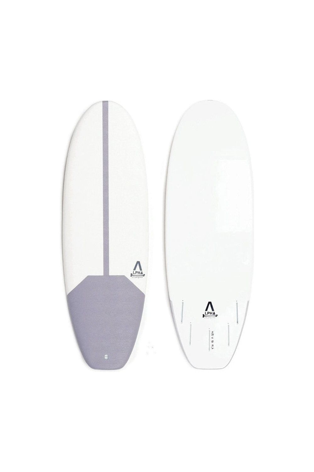 Soft Dog Alpha Dog 4'10" Surfboard With Futures 5 Fins