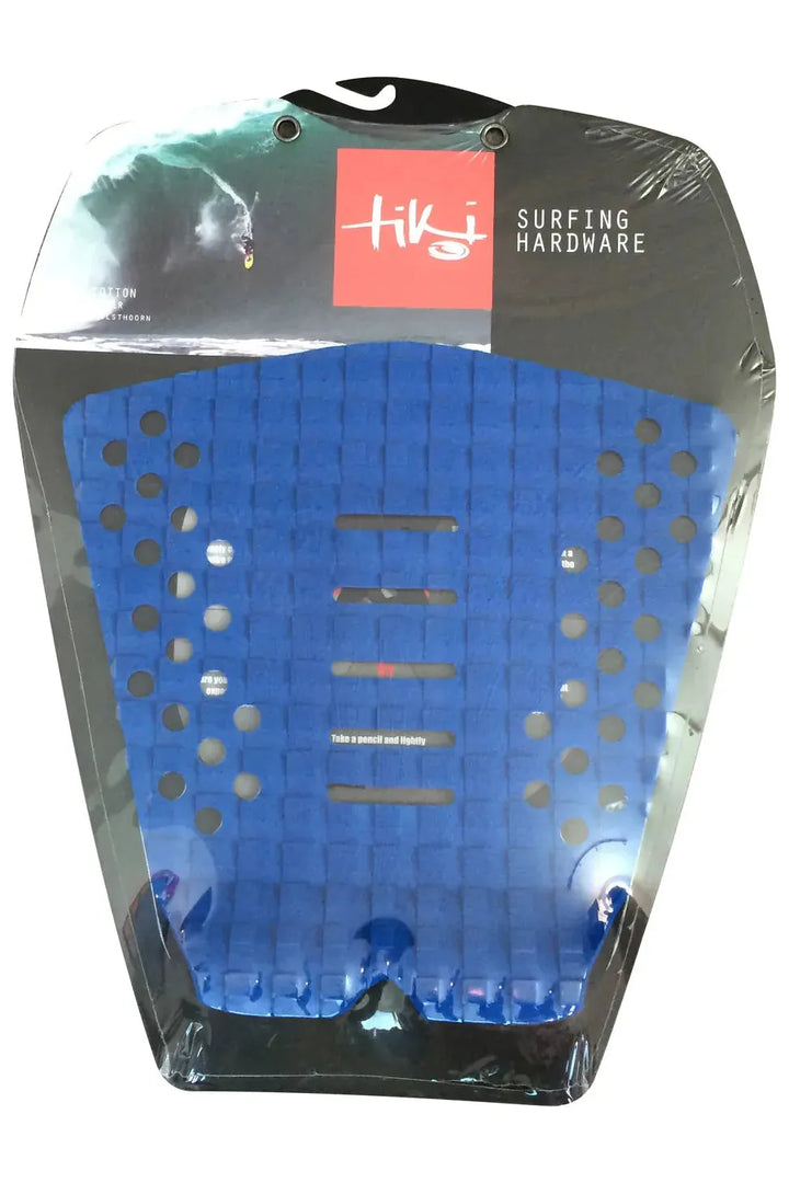 Tiki Surfboard Tail Pad Blue