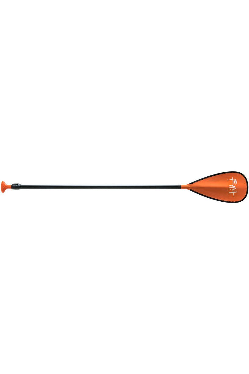 2 Pce Adjustable Floating Paddle - Black Aluminium Shaft + Orange Plastic Blade