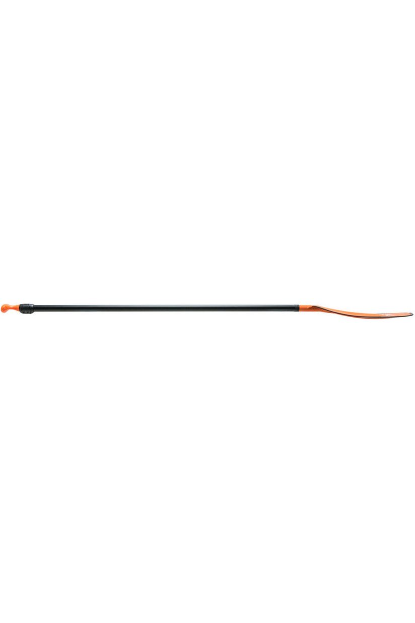2 Pce Adjustable Floating Paddle - Black Aluminium Shaft + Orange Plastic Blade