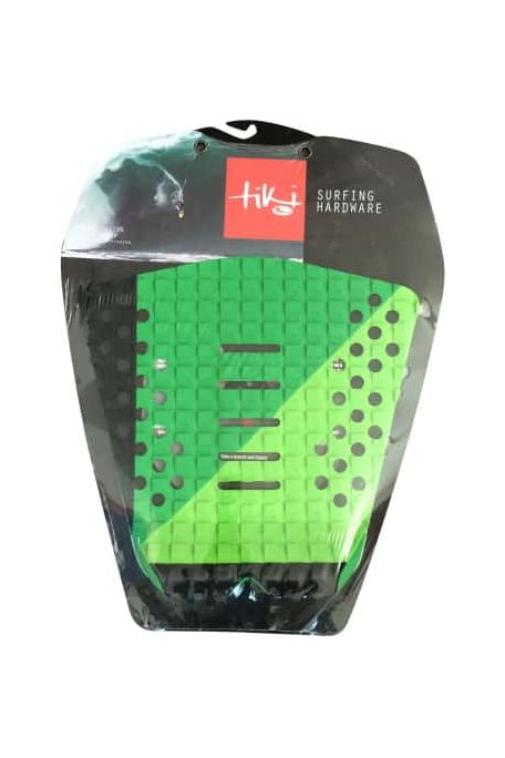 Tiki Surfboard Tail Pad 2 Tone Green + Black