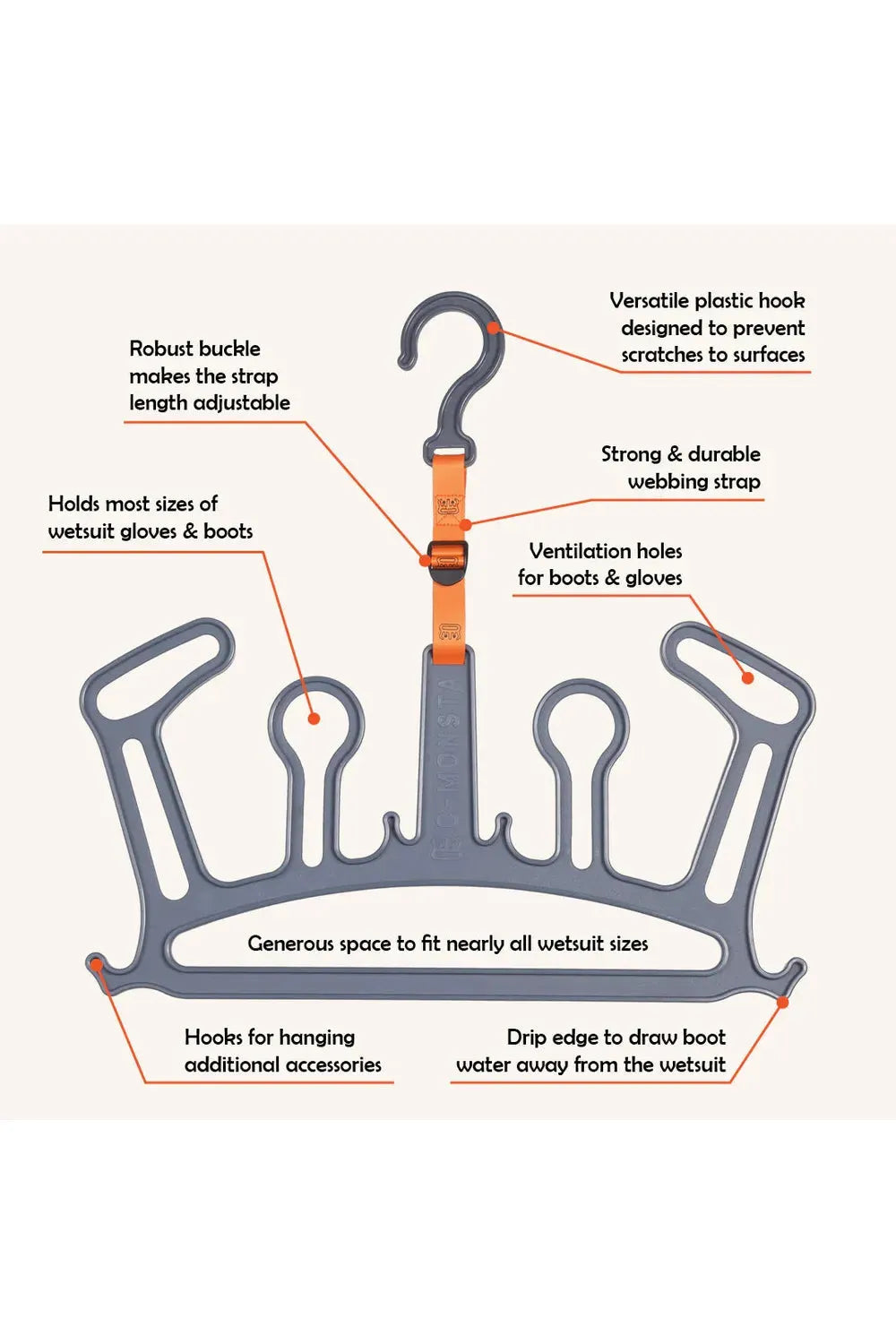 C-Monsta Wetsuit Hanger V2