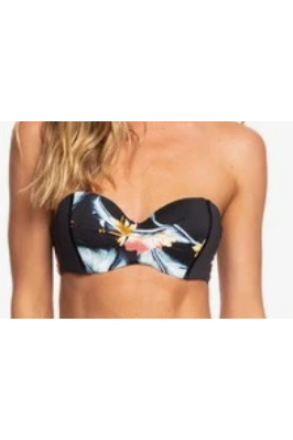 Roxy Dreaming Day Moulded Underwire Bandeau Bikini Top
