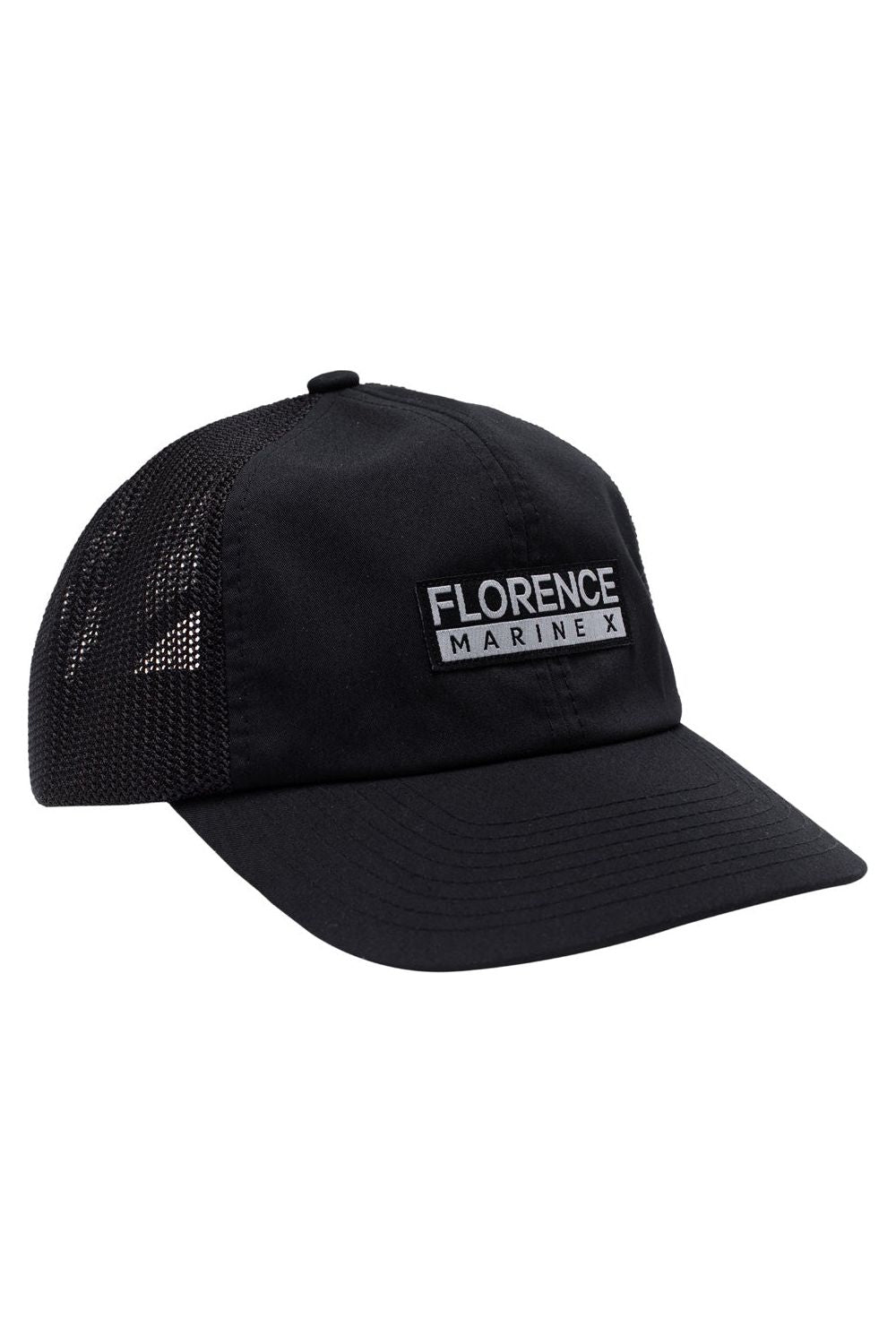 Florence Marine X Unstructured Trucker Hat Black